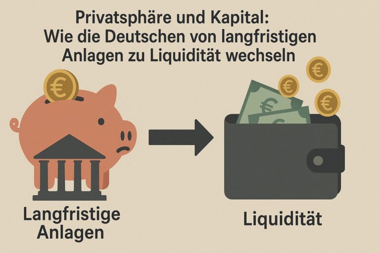 Privatsphäre und Kapital: Wie die Deutschen von langfristigen Anlagen zu Liquidität wechseln