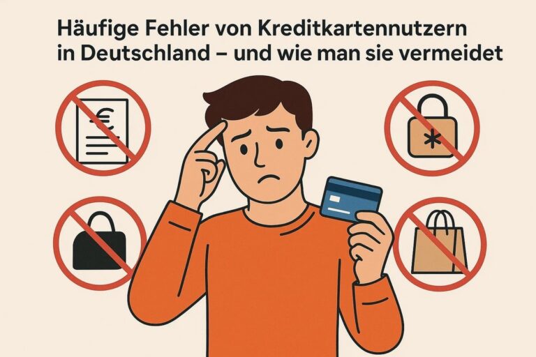 Häufige Fehler deutscher Kreditkartennutzer – und wie man sie vermeidet