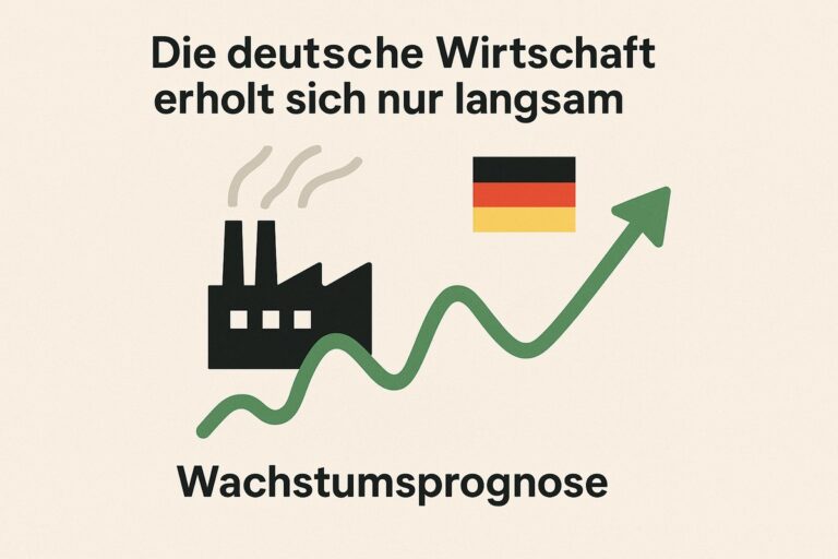 Die deutsche Wirtschaft erholt sich nur langsam: Wachstumsprognose