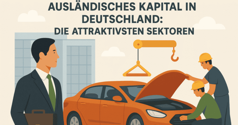 Ausländisches Kapital in Deutschland: die attraktivsten Sektoren