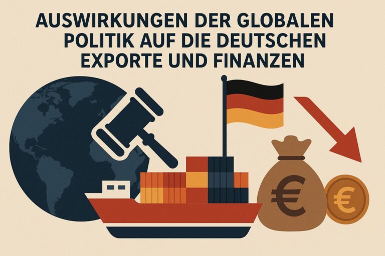 Auswirkungen der globalen Politik auf die deutschen Exporte und Finanzen
