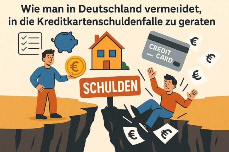 Wie man in Deutschland vermeidet, in die Kreditkartenschuldenfalle zu geraten