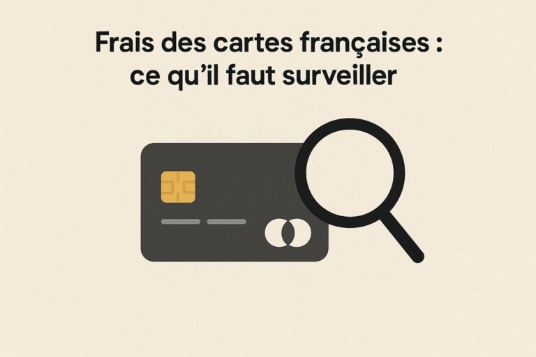 Frais des cartes françaises : ce qu’il faut surveiller