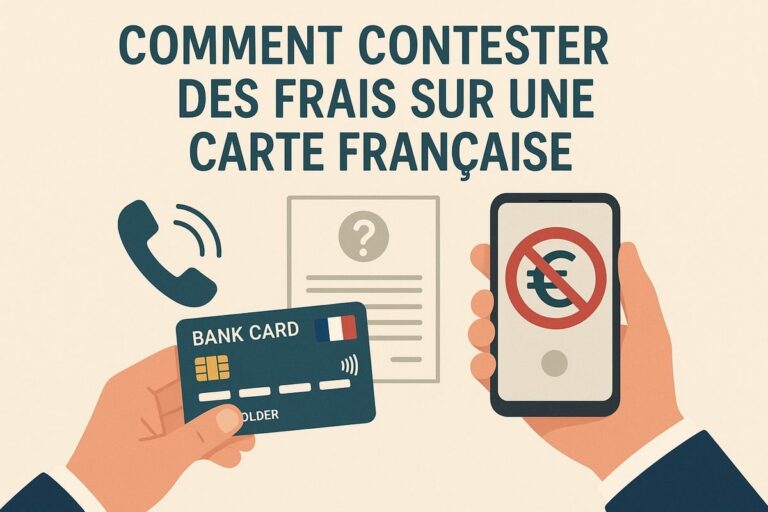 Comment contester des frais sur une carte française