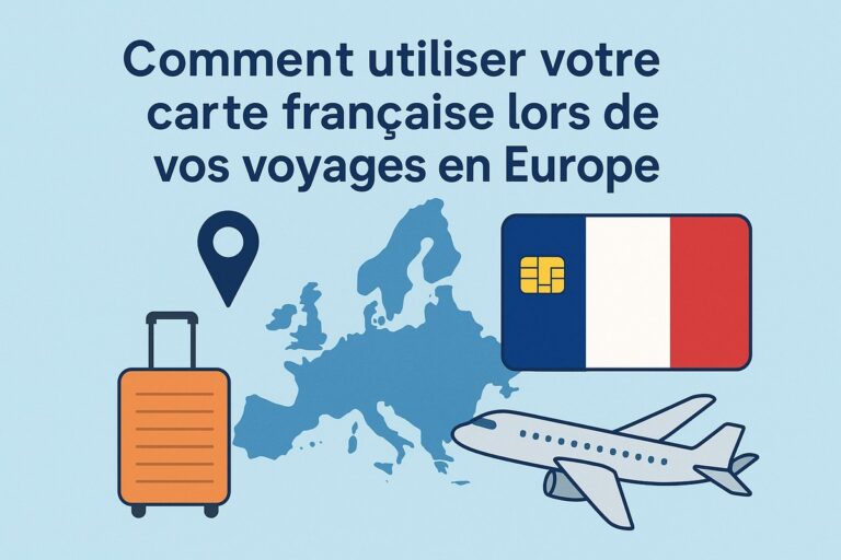 Comment utiliser votre carte française lors de vos voyages en Europe