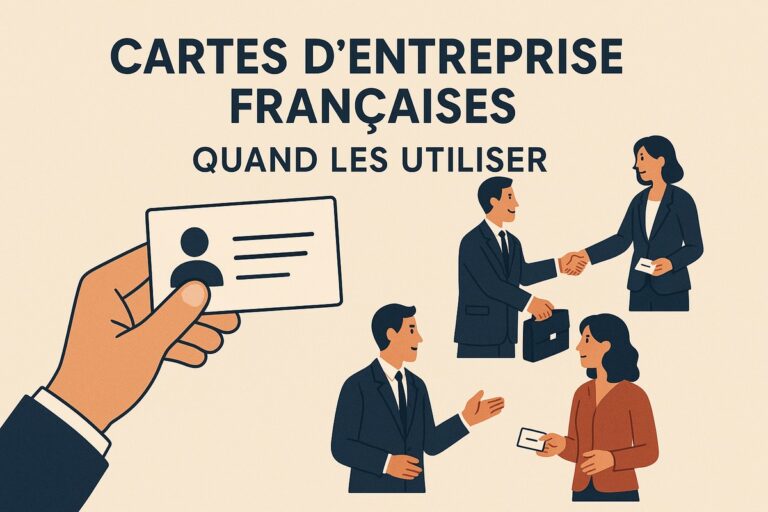 Cartes d’entreprise françaises : quand les utiliser