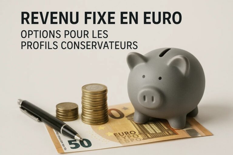 Revenu fixe en euro : options pour les profils conservateurs