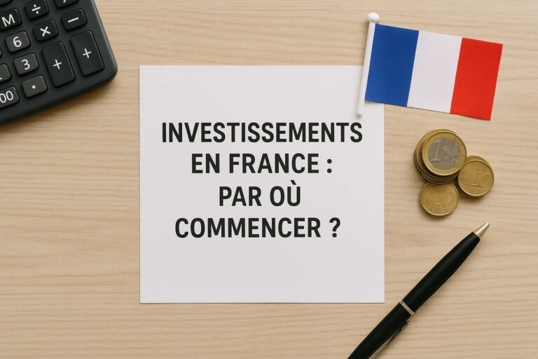 Investissements en France : par où commencer –