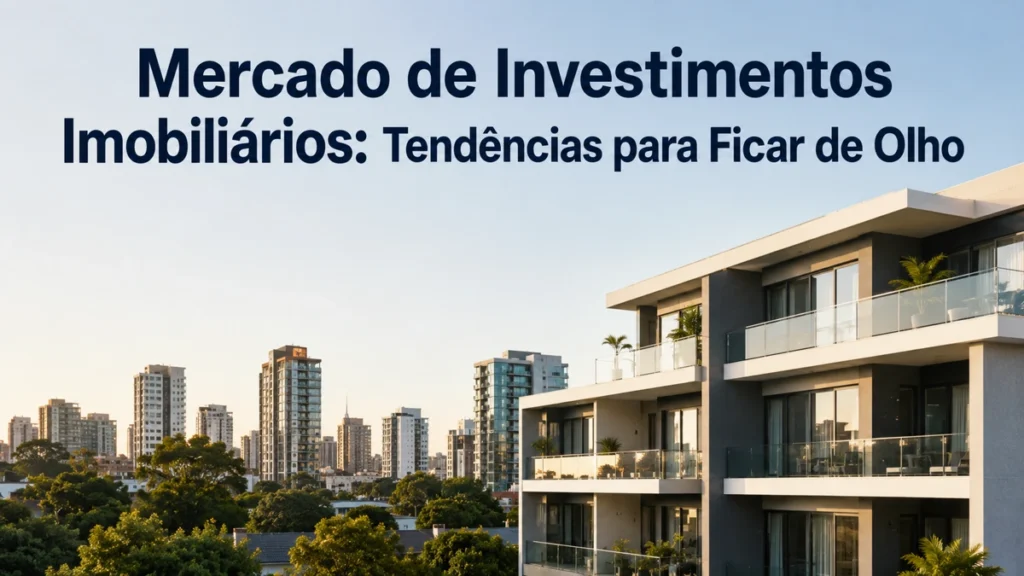 Mercado de Investimentos Imobiliários: Tendências para Ficar de Olho