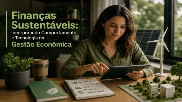 Finanças Sustentáveis: Incorporando Comportamento e Tecnologia na Gestão Econômica
