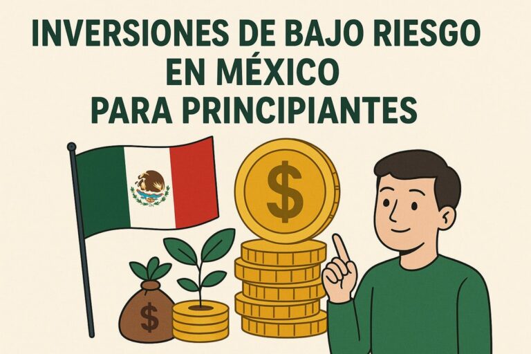 Inversiones de bajo riesgo en México para principiantes