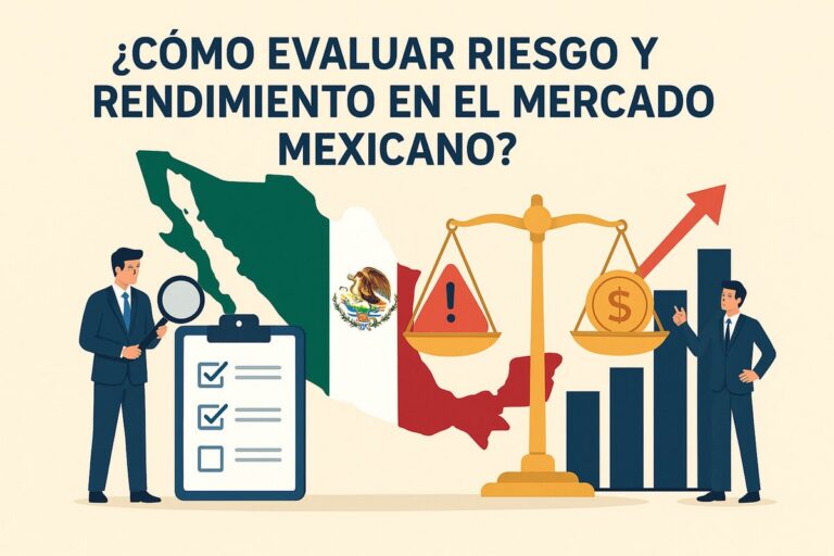 Cómo evaluar riesgo y rendimiento en el mercado mexicano
