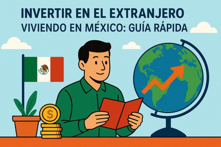 Invertir en el extranjero viviendo en México: guía rápida