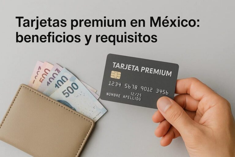 Tarjetas premium en México: beneficios y requisitos