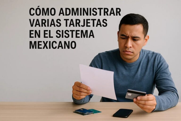 Cómo administrar varias tarjetas en el sistema mexicano