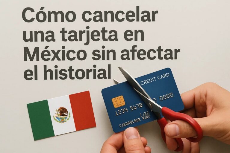 Cómo cancelar una tarjeta en México sin afectar el historial