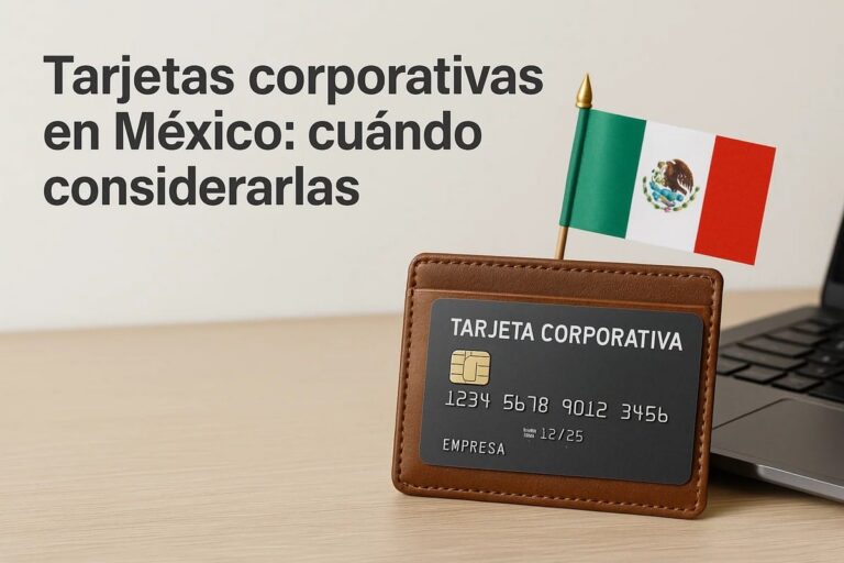Tarjetas corporativas en México: cuándo considerarlas