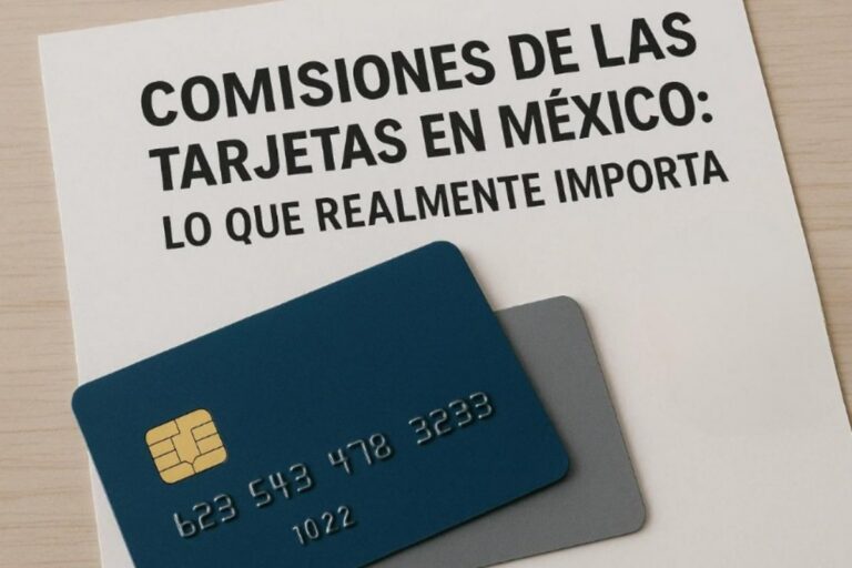 Comisiones de las tarjetas en México: lo que realmente importa