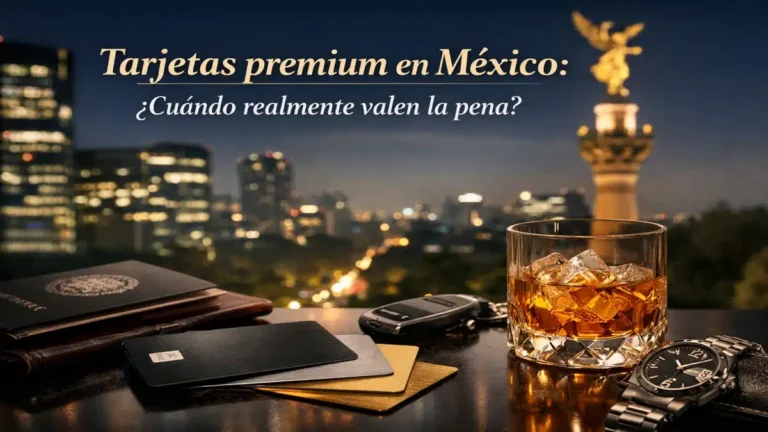 Tarjetas premium en México: ¿cuándo realmente valen la pena?