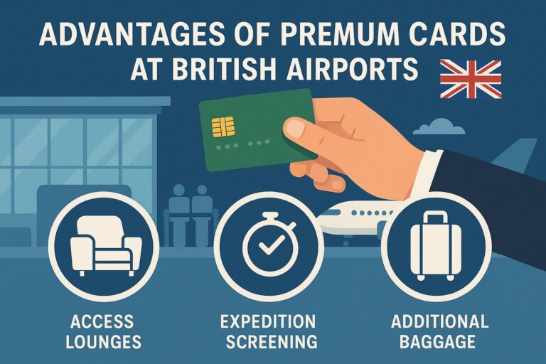 Advantages of premium cards at British airports