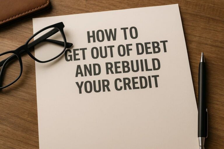 How to Get Out of Debt and Rebuild Your Credit