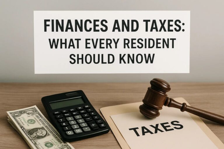 Finances and Taxes: What Every Resident Should Know