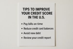 Tips to Improve Your Credit Score in the U.S.