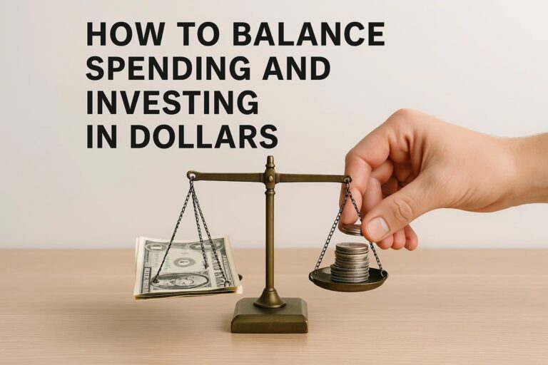 How to Balance Spending and Investing in Dollars