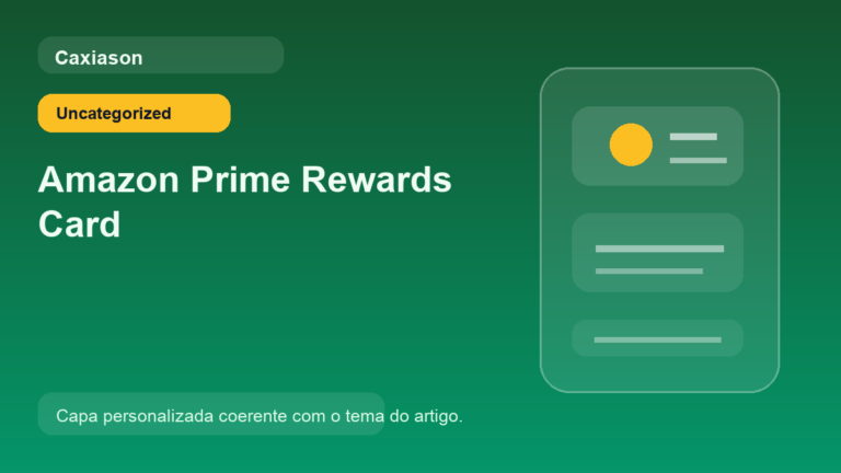 Amazon Prime Rewards Card
