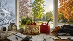 How economic changes affect household budgets throughout the year