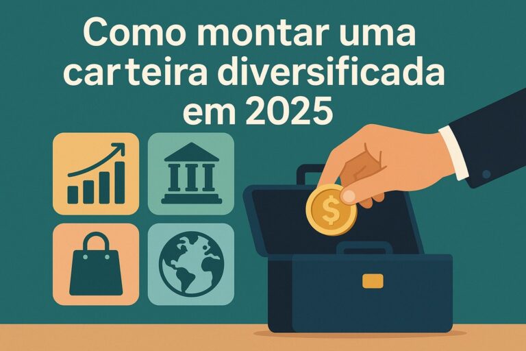 Como montar uma carteira diversificada em 2025