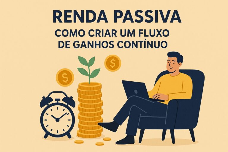 Renda passiva: como criar um fluxo de ganhos contínuo