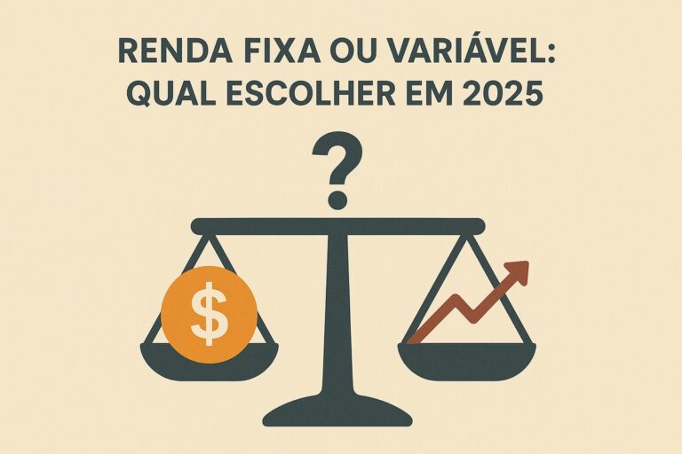 Renda fixa ou variável: qual escolher em 2025