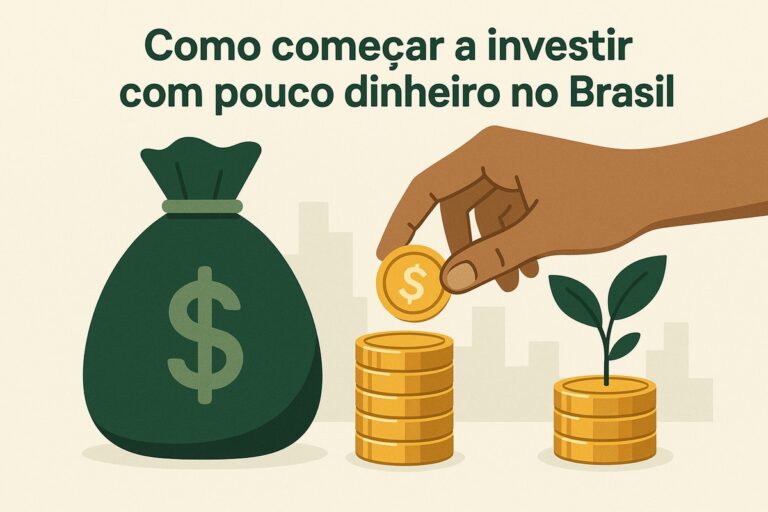 Como começar a investir com pouco dinheiro no Brasil