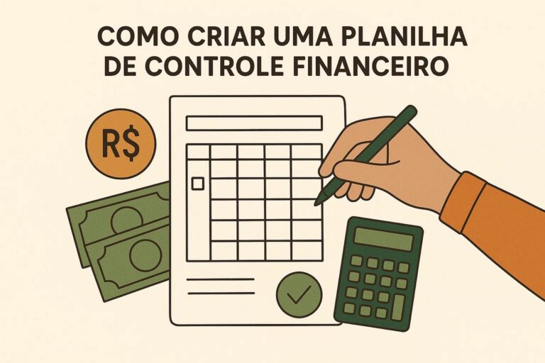 Como criar uma planilha de controle financeiro