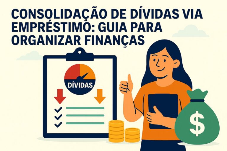 Consolidação de dívidas via empréstimo: guia para organizar finanças