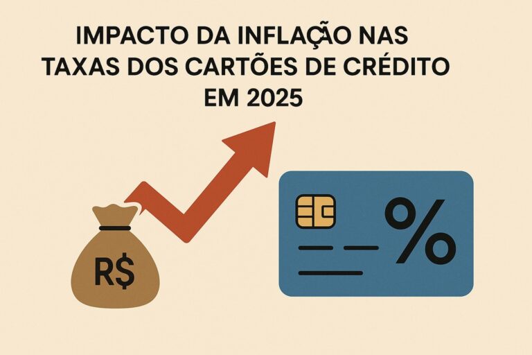 Impacto da inflação brasileira nas taxas dos cartões de crédito em 2025