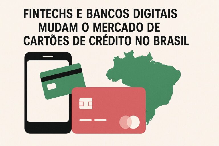 Fintechs e bancos digitais mudam o mercado de cartões de crédito no Brasil