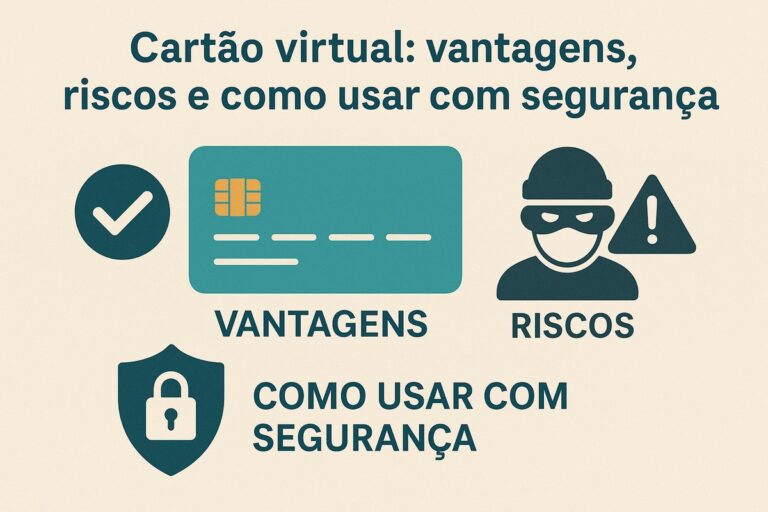 Cartão virtual: vantagens, riscos e como usar com segurança