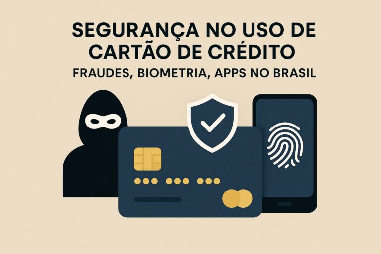 Segurança no uso de cartão de crédito: fraudes, biometria, apps no Brasil