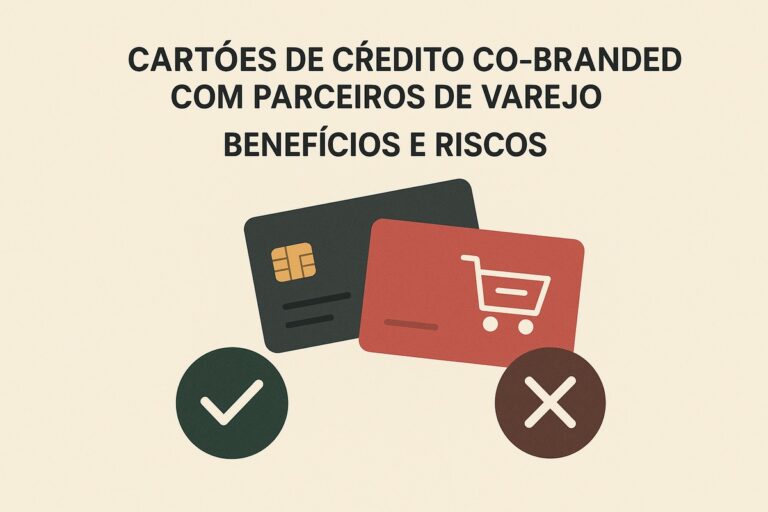 Cartões de crédito co-branded com parceiros de varejo: benefícios e riscos