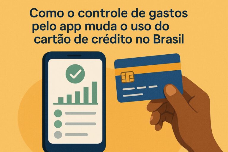 Como o controle de gastos pelo app muda o uso do cartão de crédito no Brasil