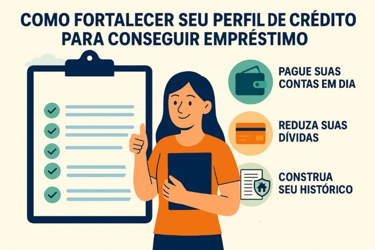 Como fortalecer seu perfil de crédito para conseguir empréstimo