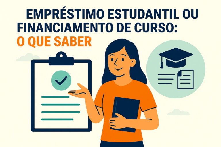Empréstimo estudantil ou financiamento de curso: o que saber