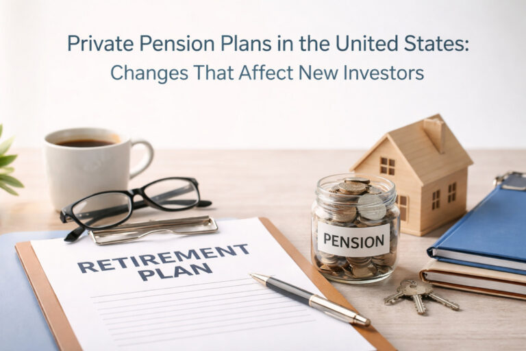Private pension plans in the United States: changes that affect new investors