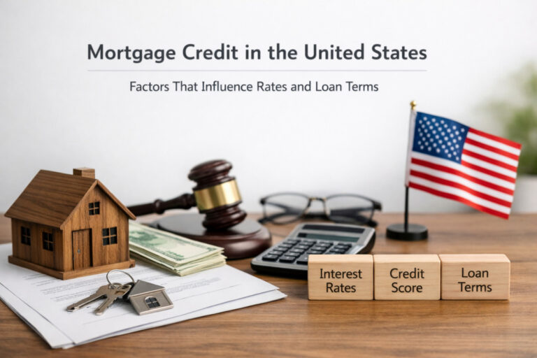 Mortgage credit in the United States: factors that influence rates and loan terms