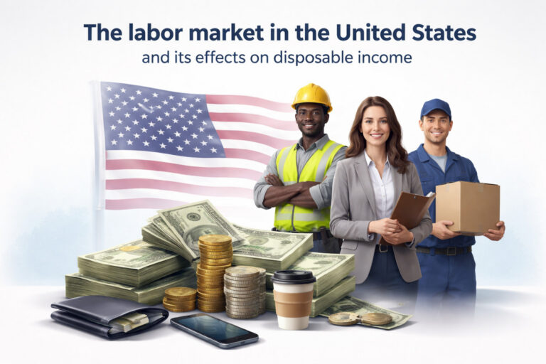 The labor market in the United States and its effects on disposable income